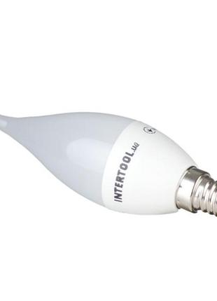 Светодиодная лампа led 3 вт, e14, 220 в intertool ll-0161
