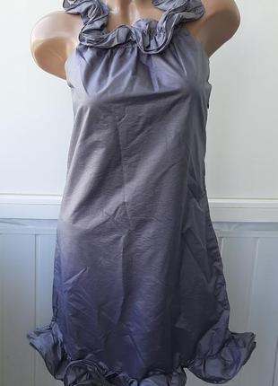 Сукня футляр з воланами