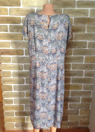 Натуральне плаття на віскозній підкладці з кишенями laura ashley розмір 14-162 фото