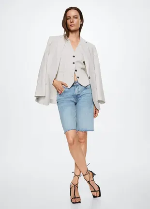 Джинсовые бермуды от mango