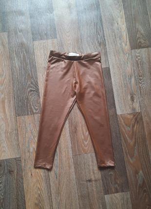 Лосінки під еко шкіру на дівчинку 5-6 р