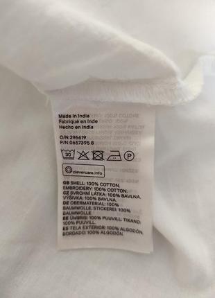 Шикарная белоснежная блуза блузка туника хлопок8 фото