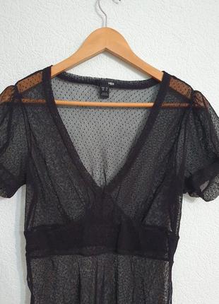 Платье сетка h&m 2