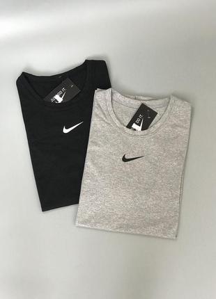 Є наложка! спортивні бавовняні футболки nike з свушом, логотипом, принтом, котон, найк, однотонні1 фото