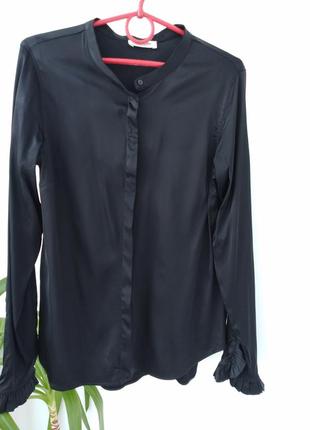 Стильная сатиновая блузка от датского бренда mos mosh.