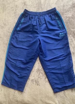 Мужские длинные шорты lonsdale, ультрамарин, синие, размер s1 фото