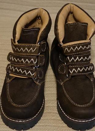 Чудові темно-коричневі замшеві черевики nockstein trachten 32 р3 фото