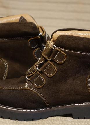 Чудові темно-коричневі замшеві черевики nockstein trachten 32 р5 фото