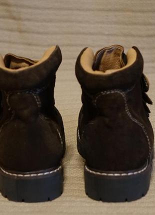 Чудові темно-коричневі замшеві черевики nockstein trachten 32 р7 фото