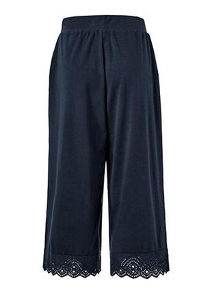 Чудові штани кюлоти з вишивкою від tchibo, розмір (40/42 євро) смотрить заміри3 фото