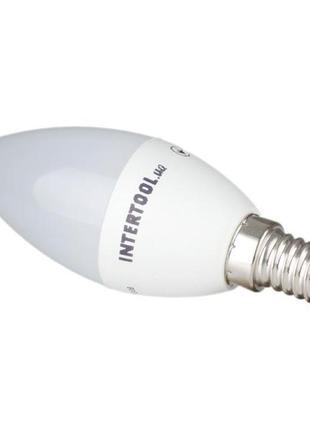 Светодиодная лампа led 3 вт, e14, 220 в intertool ll-01512 фото