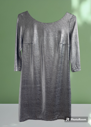 Невероятное платье цвета металлик мини платье сарафан с подкладкой от lipar1 фото