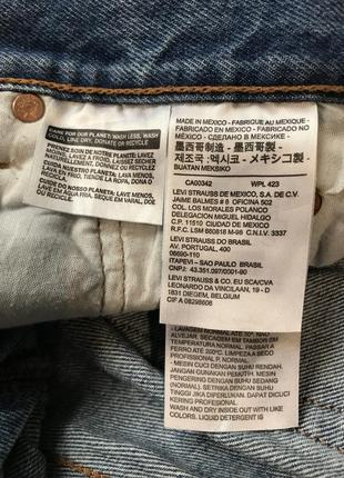 Бриджи,джинсовые шорты, шорты levi’s6 фото