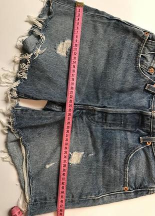 Бриджи,джинсовые шорты, шорты levi’s9 фото