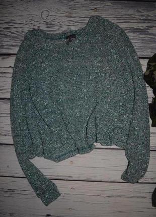 S - м h&m женский фирменный свитер джемпер крупной вязки летучая мышь6 фото