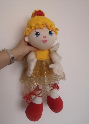Велика м'яка лялечка 45-48 см м'яконабивна ляля лялька кукла ляля балерина