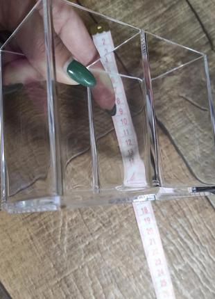 Подставка для кистей органайзер косметический канцелярский