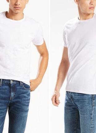 Набор из 2-х футболок levis slim fit crewneck оригинал