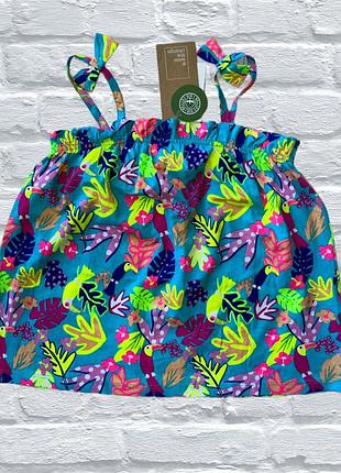 Яркая майка поло для девочки футболка для мальчика