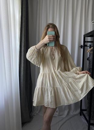 Легкое летнее платье h&m