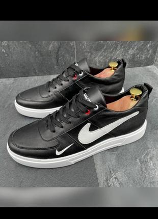 Чоловічі шкіряні кросівки, кеди nike