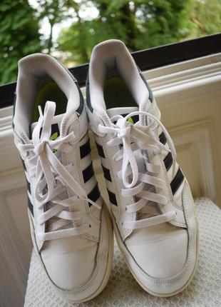 Шкіряні кеди кросівки снівери мокасини адідас adidas р. 45 1/3 29 см5 фото
