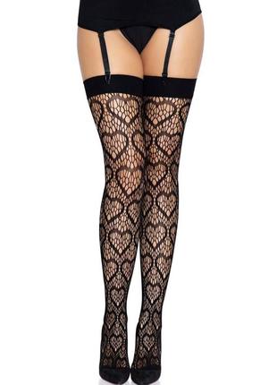 Leg avenue opaque nylon thigh highs os neon blue