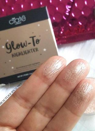 Пудровый хайлайтер ciate london glow-to highlighter moondust 5 г8 фото