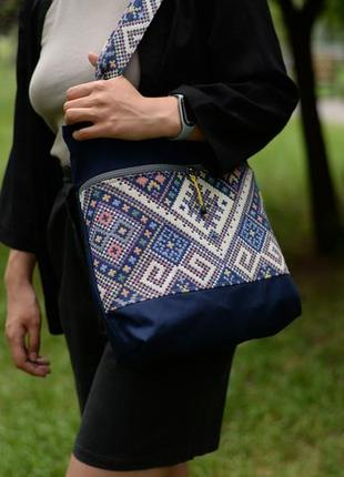 Текстильная женская сумка "важниця а" ручная работа.6 фото