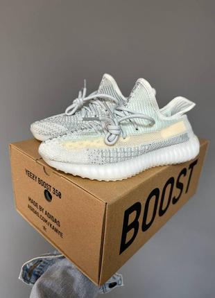 Кроссовки женские/ мужские adidas yeezy boost 350 v2 « cloud white»