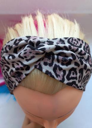 Пов'язка на голову, чалма леопардова ✤
