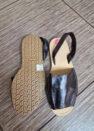 Стильные кожаные босоножки, минорки avarca menorquina, оригинал испания