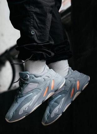 Кроссовки adidas yeezy boost 700 inertia.(осень)5 фото