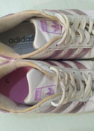 Adidas superstar! білі кросівки7 фото
