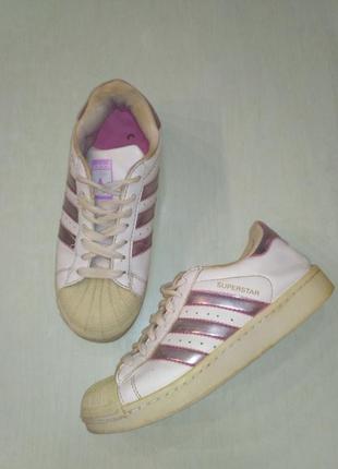 Adidas superstar! білі кросівки1 фото