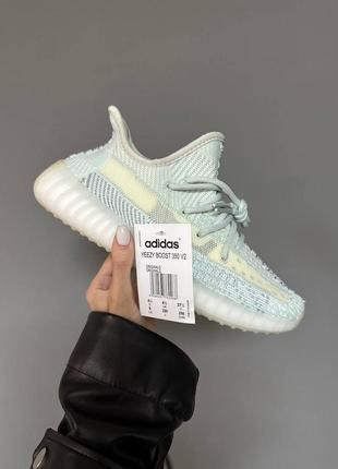 Кроссовки женские adidas yeezy boost 350 “cloud white”