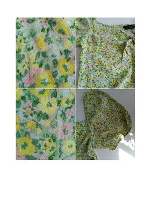 Новая женская блузка в цветочный принт от f&f размер  16/4410 фото