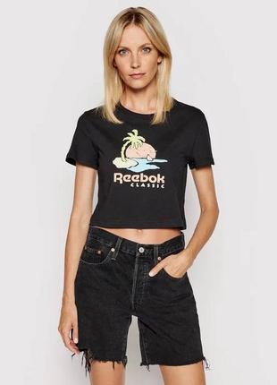 Reebok женский кроп топ оригинал р. s