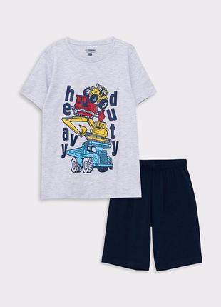 Lc waikiki комплект для мальчика шорты и футболка 4-5 и 8-9 лет