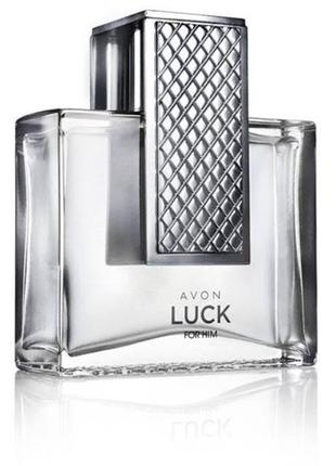 Туалетна вода avon luck for him, для нього,  75 мл, ейвон лак2 фото