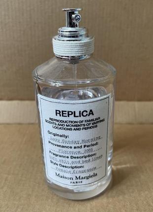 Maison martin margiela lazy sunday morning, туалетная вода 85% наполнения 85ml