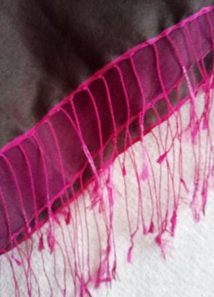 Супер стильный, мягкий шарф шаль из 100% кашемира ручной работы!3 фото