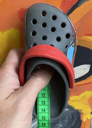 Crocs шлёпанцы сандали 24 размер детские серые оригинал3 фото