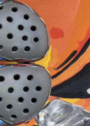 Crocs шлёпанцы сандали 24 размер детские серые оригинал4 фото