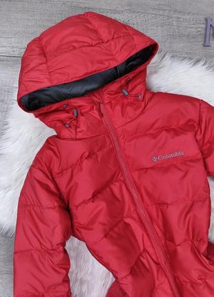 Женская зимняя куртка columbia красная размер 44 s2 фото