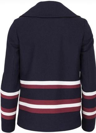 Пальто оригинал синее с полосками tommy hilfiger2 фото