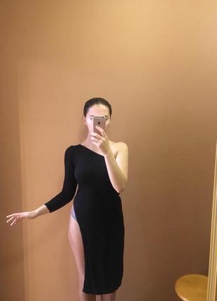 Туніка блузка чорна bershka