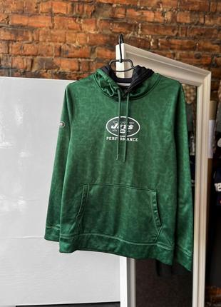 Under armour jets performance nfl hoodie толстовка1 фото