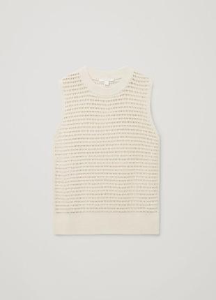 Новый жилет крючком от качественного бренда cos из бумаги crochet vest