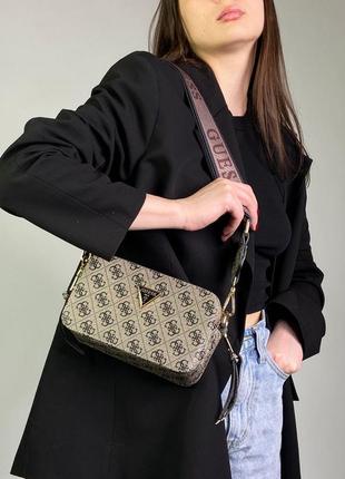 Базова сумка Geantă GUESS Abey VB HWVB85 58060 BLA👜